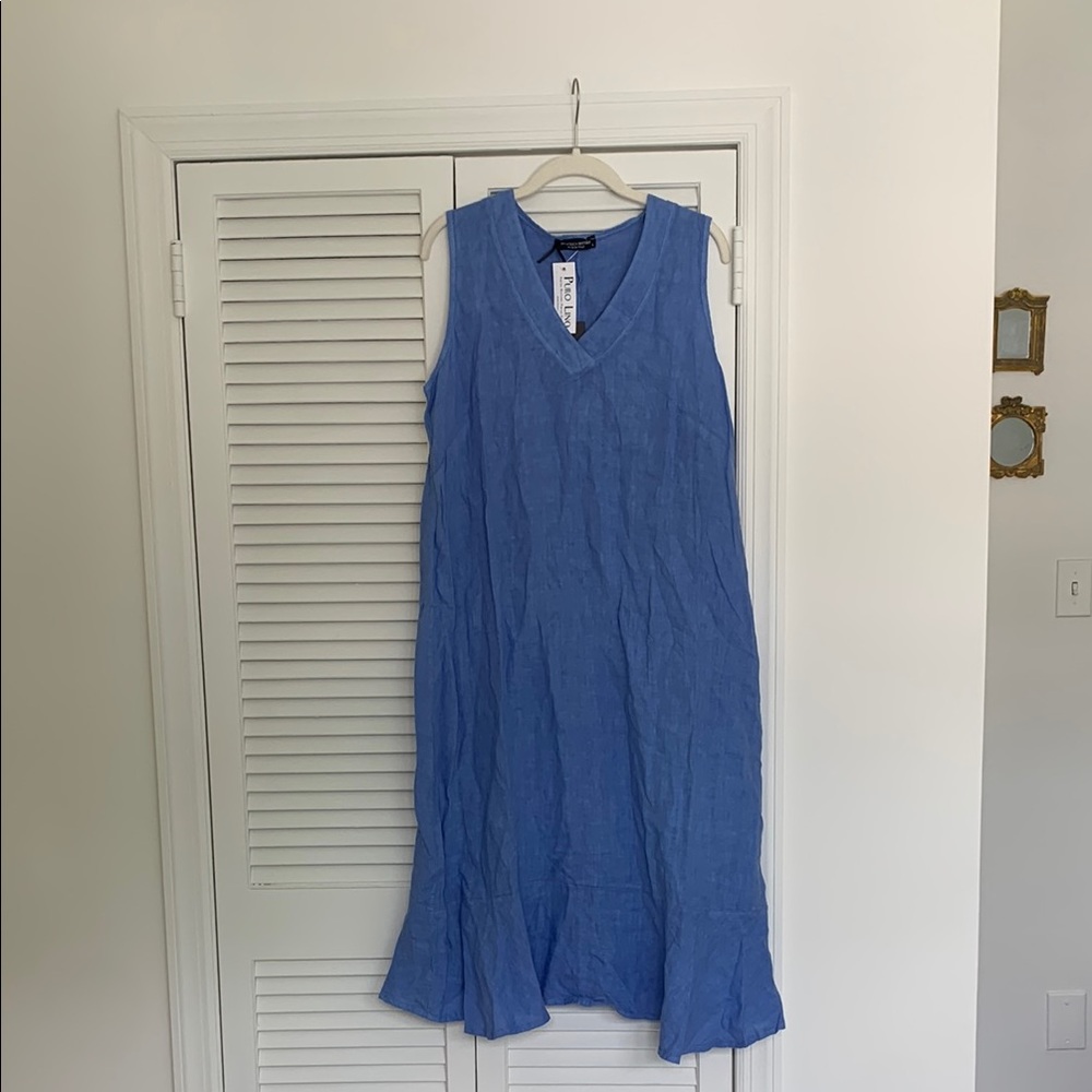 NWT Francesca Bettini 100% linen dress